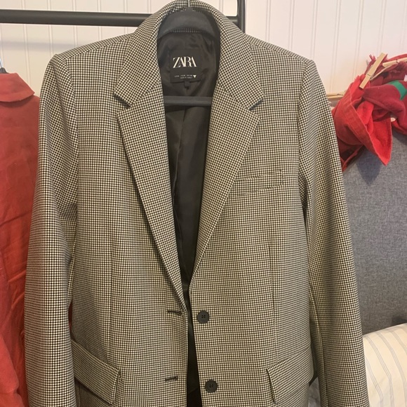 Plaid Zara Blazer - Picture 1 of 6